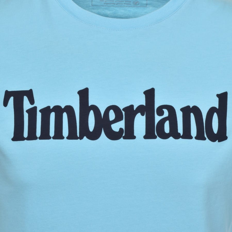 Alternative Image for ProductTimberland Logo T Shirt Blue3